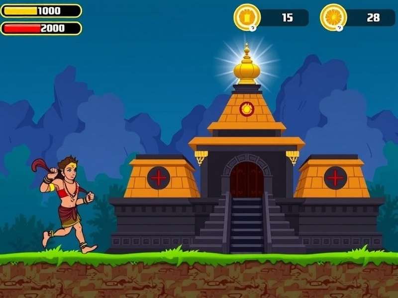 Indian Temple Run Challenge Gameplay Screenshot